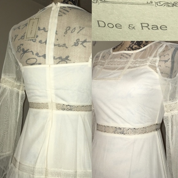 Chiffon Overlay Flowy Asymmetrical Wedding Dress - Picture 6 of 8